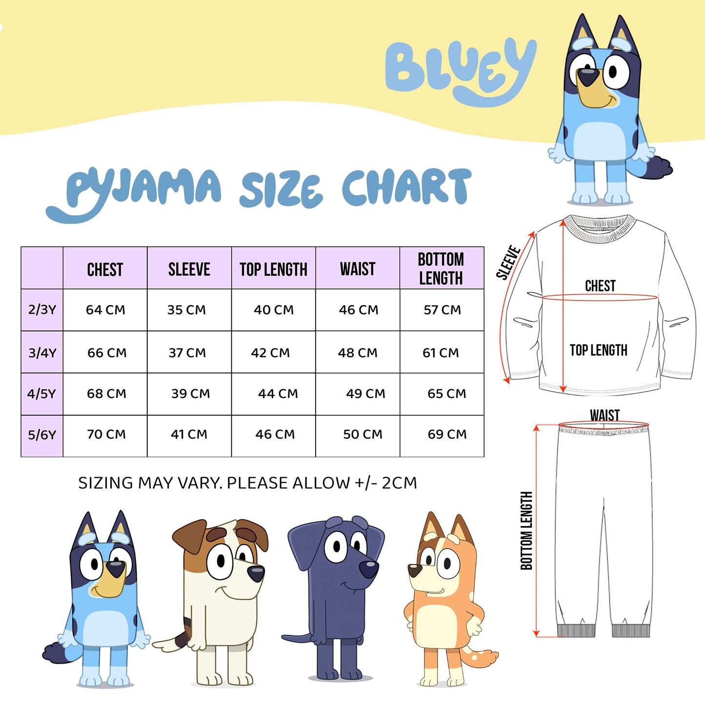 Bluey Pyjama