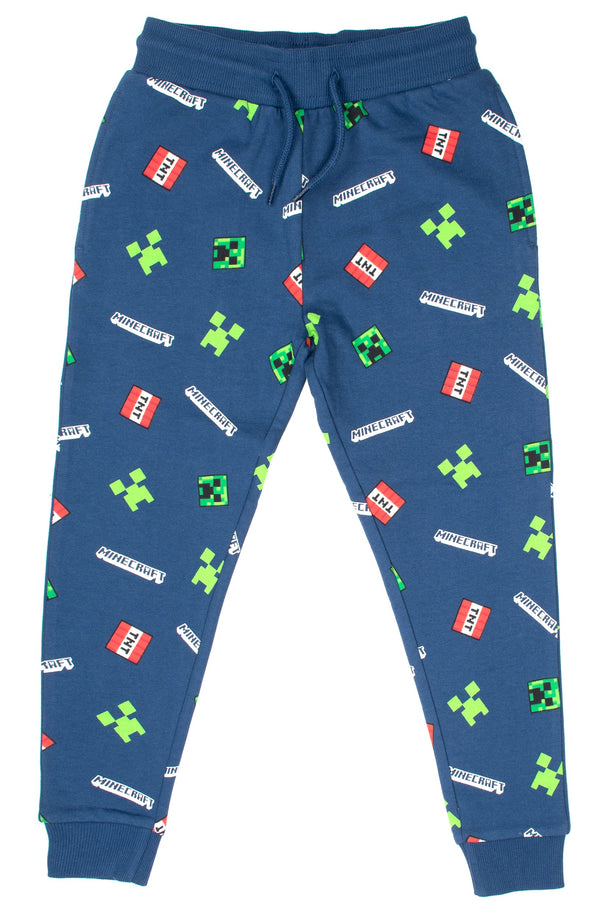 Minecraft Joggers - Navy Pattern