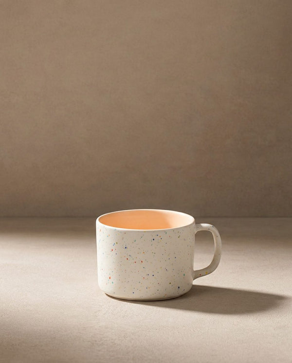 Mug Breeze Party Out orange et blanc – 450 ml