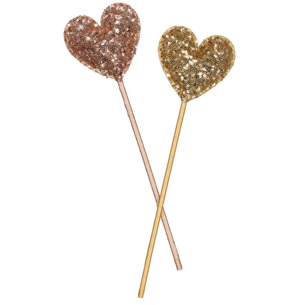Magic Wand - Pink Sequin Heart