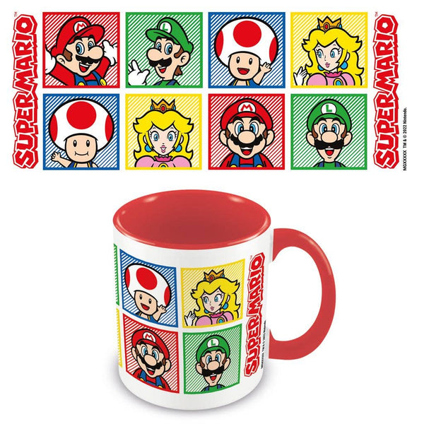 Super Mario Mug - Mario, Luigi, Toad and Peach