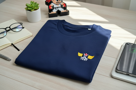 Embroidered T-shirt - Goldorak