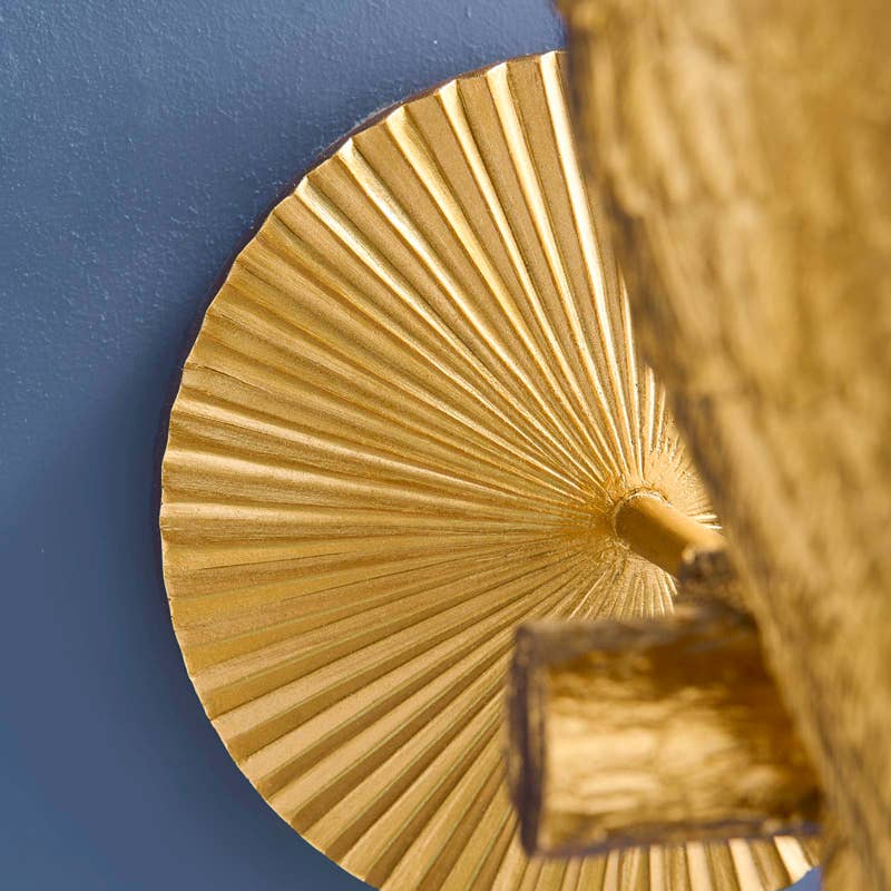 Percy Papegaai Wandlamp, Goud/Turquoise