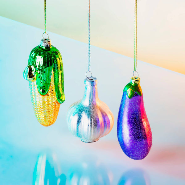 Aubergine Purple Christmas Bauble