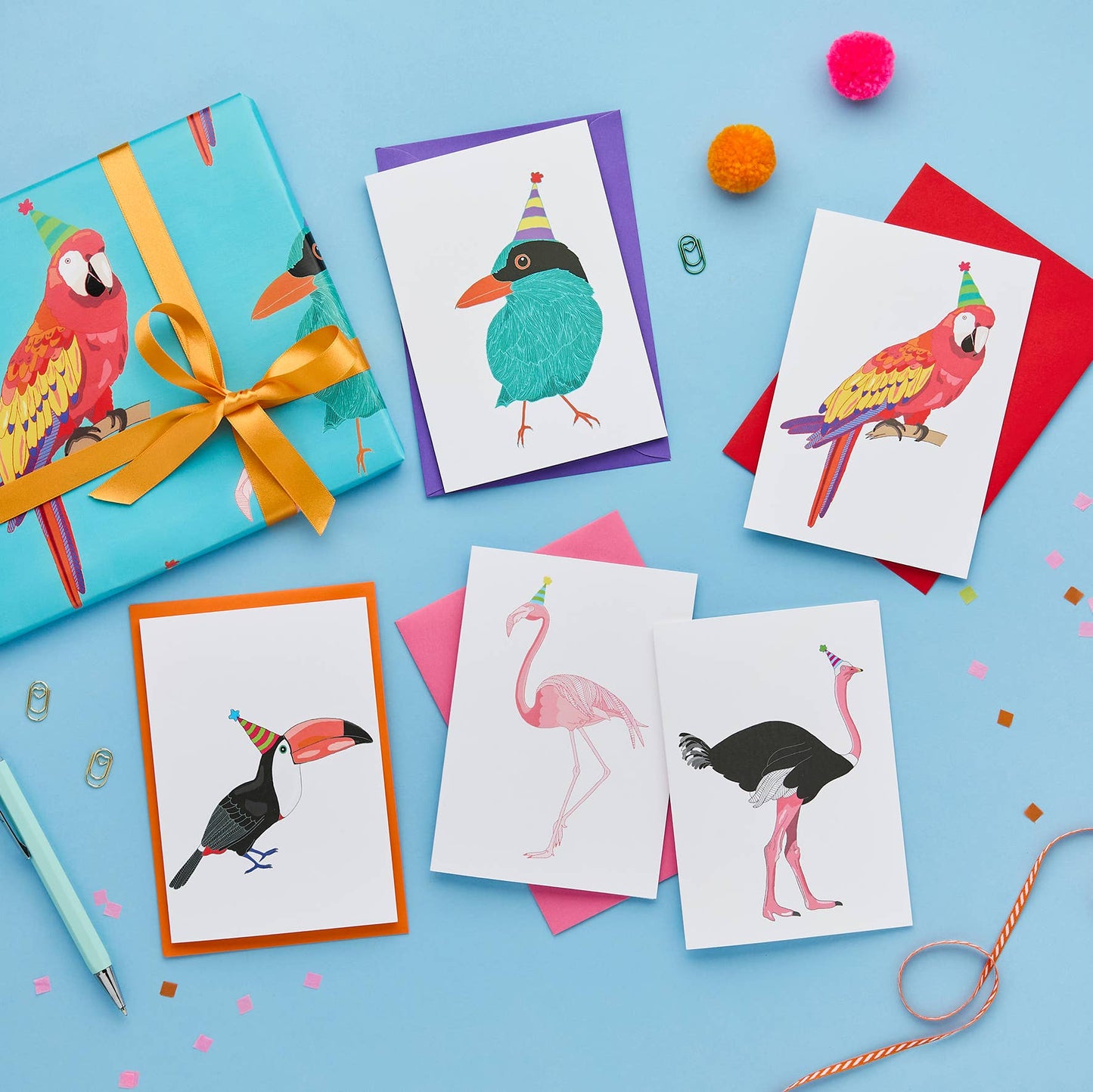 Parrot Birthday Card