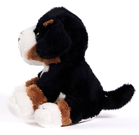 Sitting Bernese Mountain Dog Puppy Plush Toy