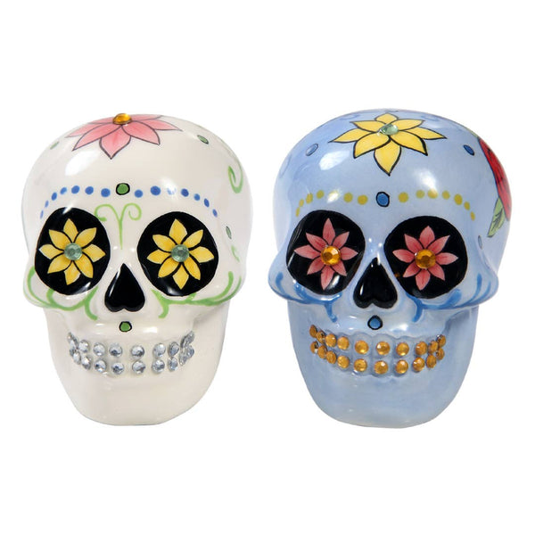 Salière et poivrière Crânes du Jour des Morts
