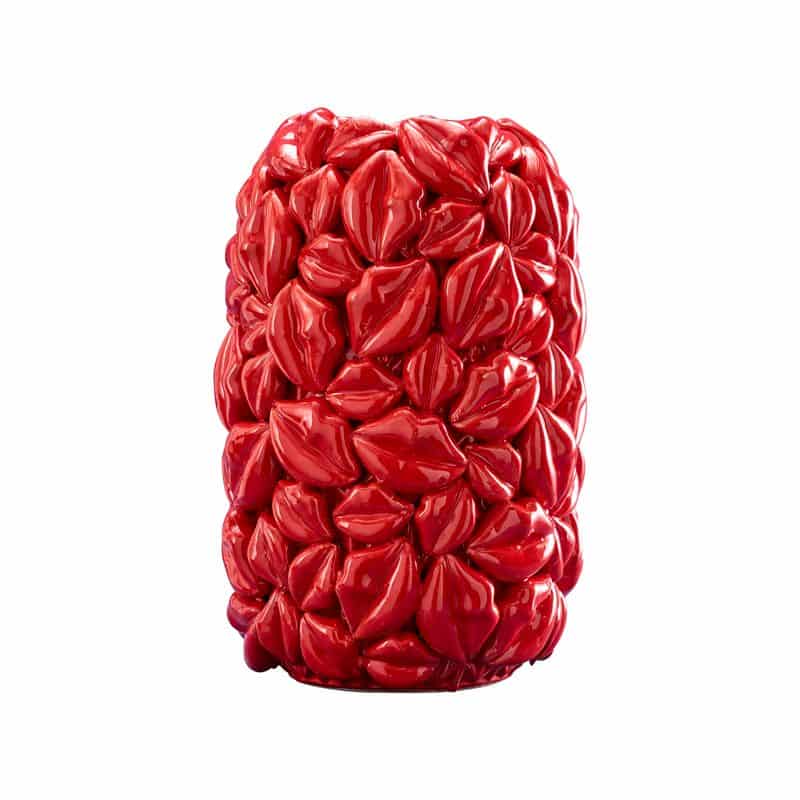 Red Lips Vase
