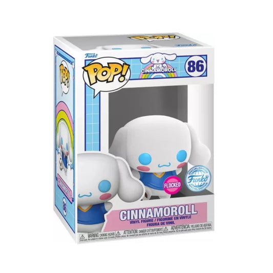 pop cinnamoroll with soccer ball flocked 86
