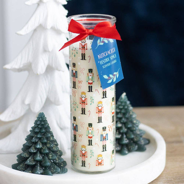 Christmas Spice Scented Candle - Nutcracker Design