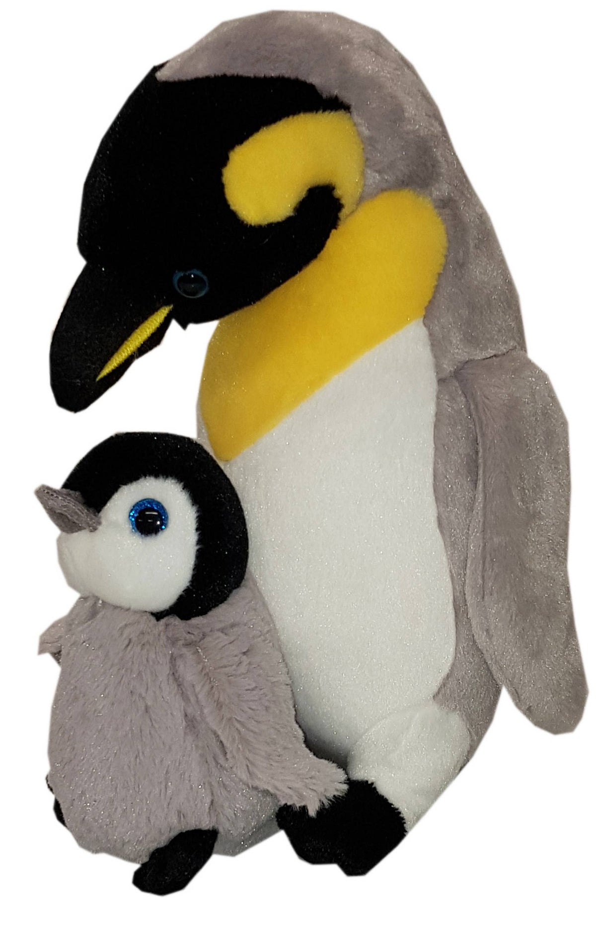 Misanimo pinguïn met jong knuffel — 30 cm