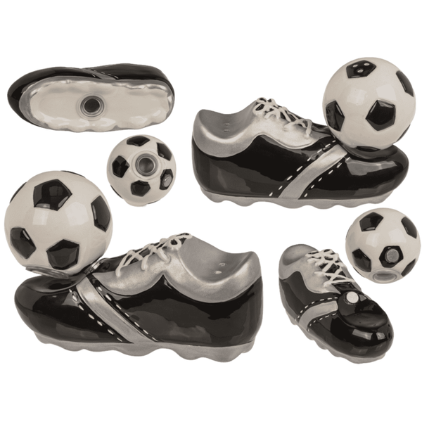 Salière et poivrière Chaussure et Ballon de Football