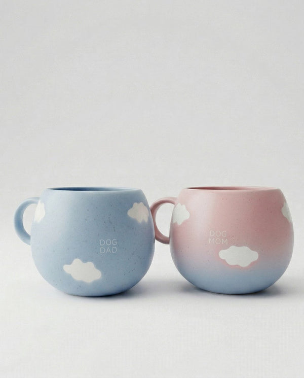 Ensemble Cloud Mix Sunset – 2 tasses 500 ml Maman & Papa chien