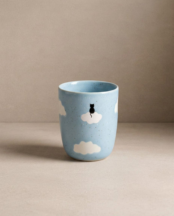 Cloud Medium Cup 220ml Cat Dad