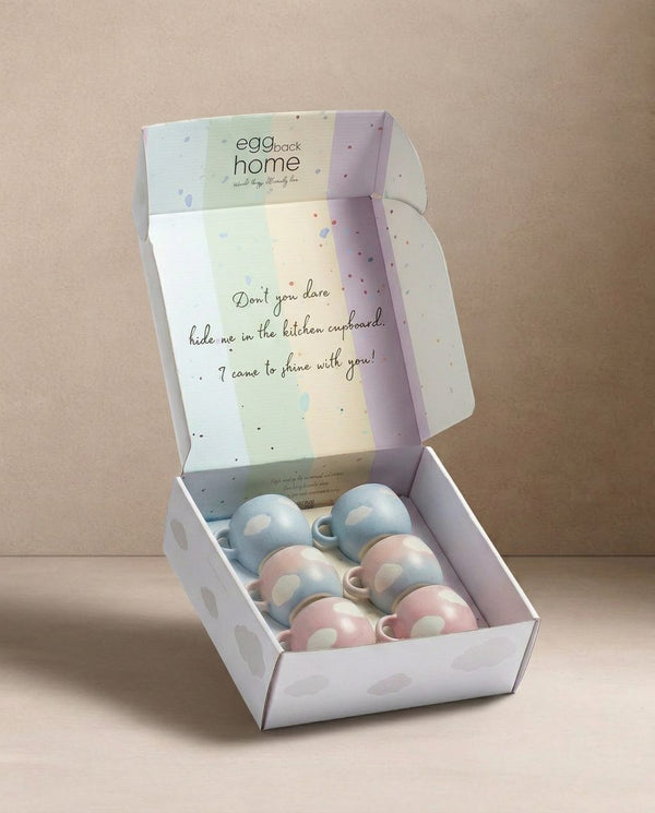 Cloud Mug 90ml 6-Piece Gift Set Collection