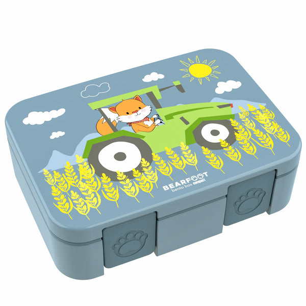 Lunch box with compartments, lightweight & leak-proof - Tractor