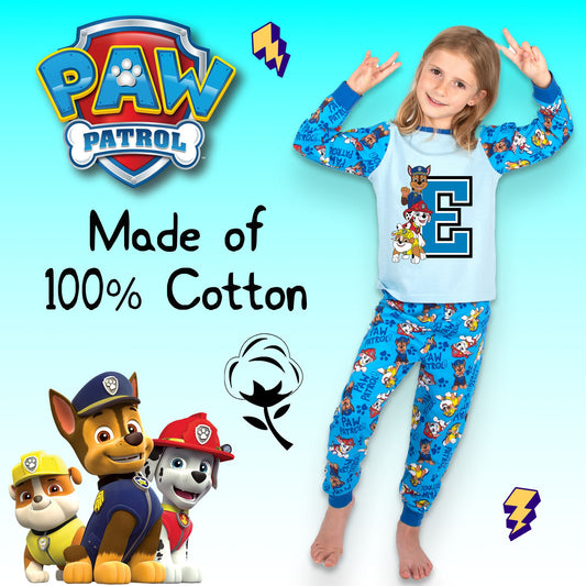 Paw Patrol Personalized Pyjama with Letter