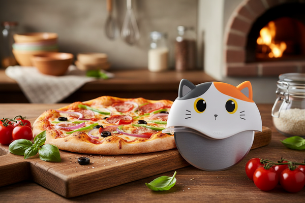 Orange Cat Pizza Cutter