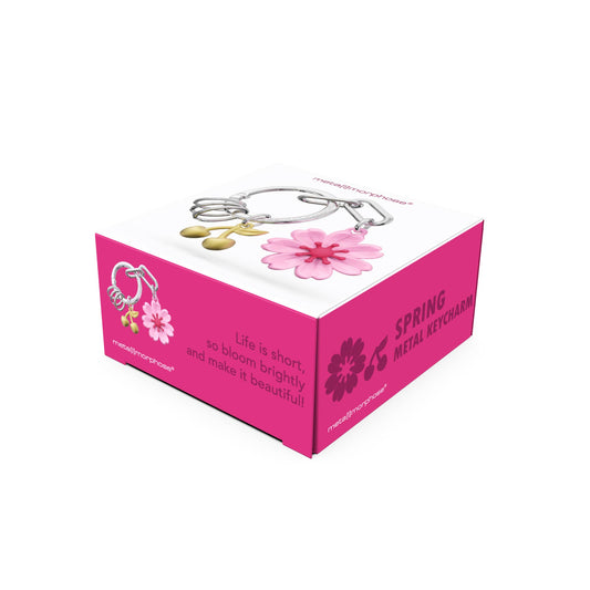Cherry Blossom Charm Keychain
