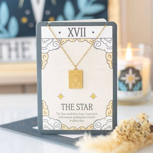 The Vintage Star Tarot Card Necklace