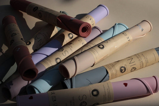 Set de table en silicone Aviateur - Gris perle