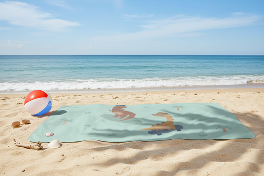 Cool Dinos Microfiber Beach Towel
