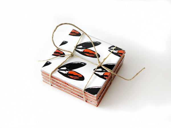Ceramic coasters, designer molds