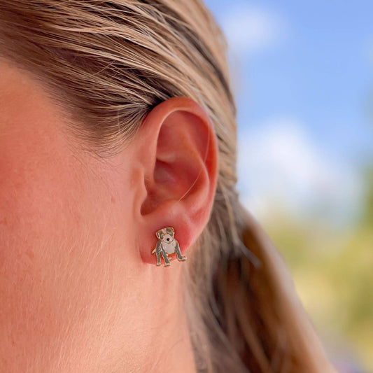 Pitbull earrings
