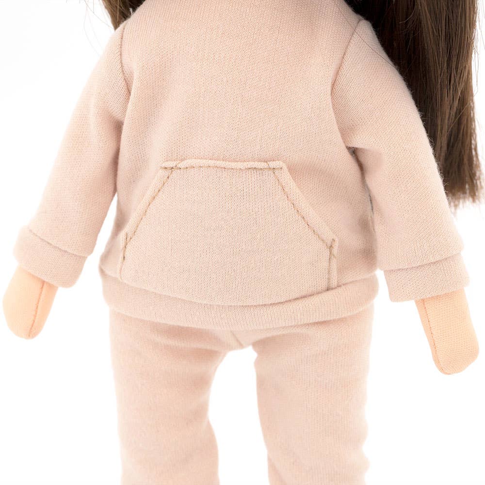 Clothing set: beige tracksuit - 28 cm