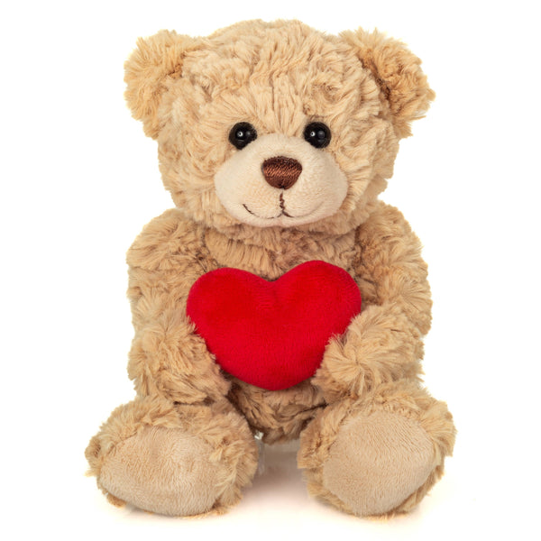 Peluche Teddy Beige avec Cœur – 20 cm - Teddy Hermann