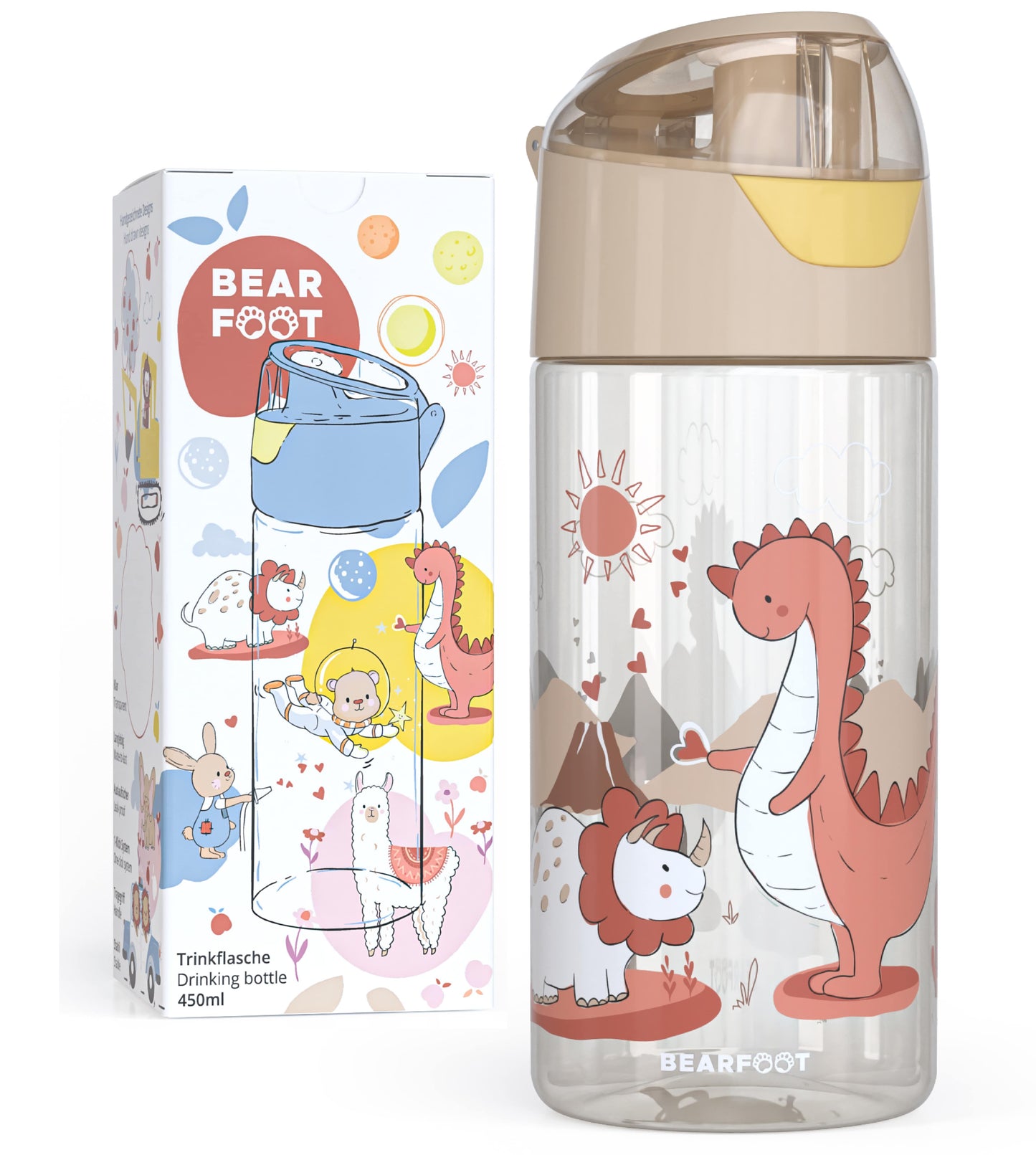 Kids' Drinking Bottle, Lightweight Water Bottle - Dinosaurs