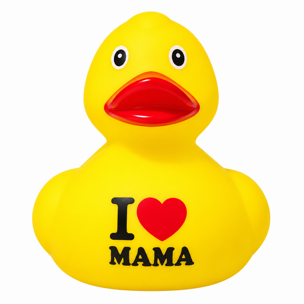 Canard « I ❤️ Mama » Dutch Ducky – vue 1