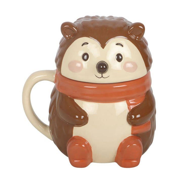 Hazel the Hedgehog Mug with Lid
