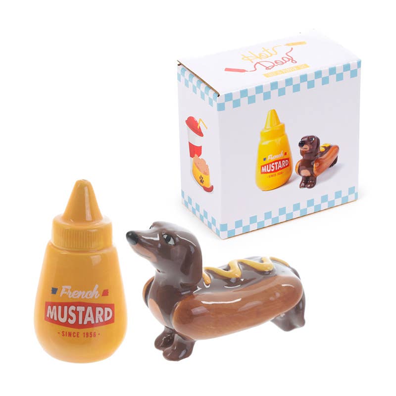 Sel et poivre Teckel Hot Dog et Moutarde