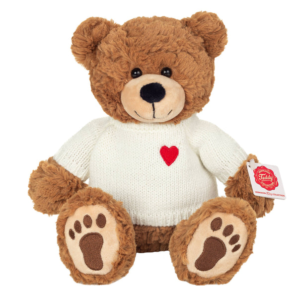 Peluche Teddy Percy avec Pull – 30 cm - Teddy Hermann
