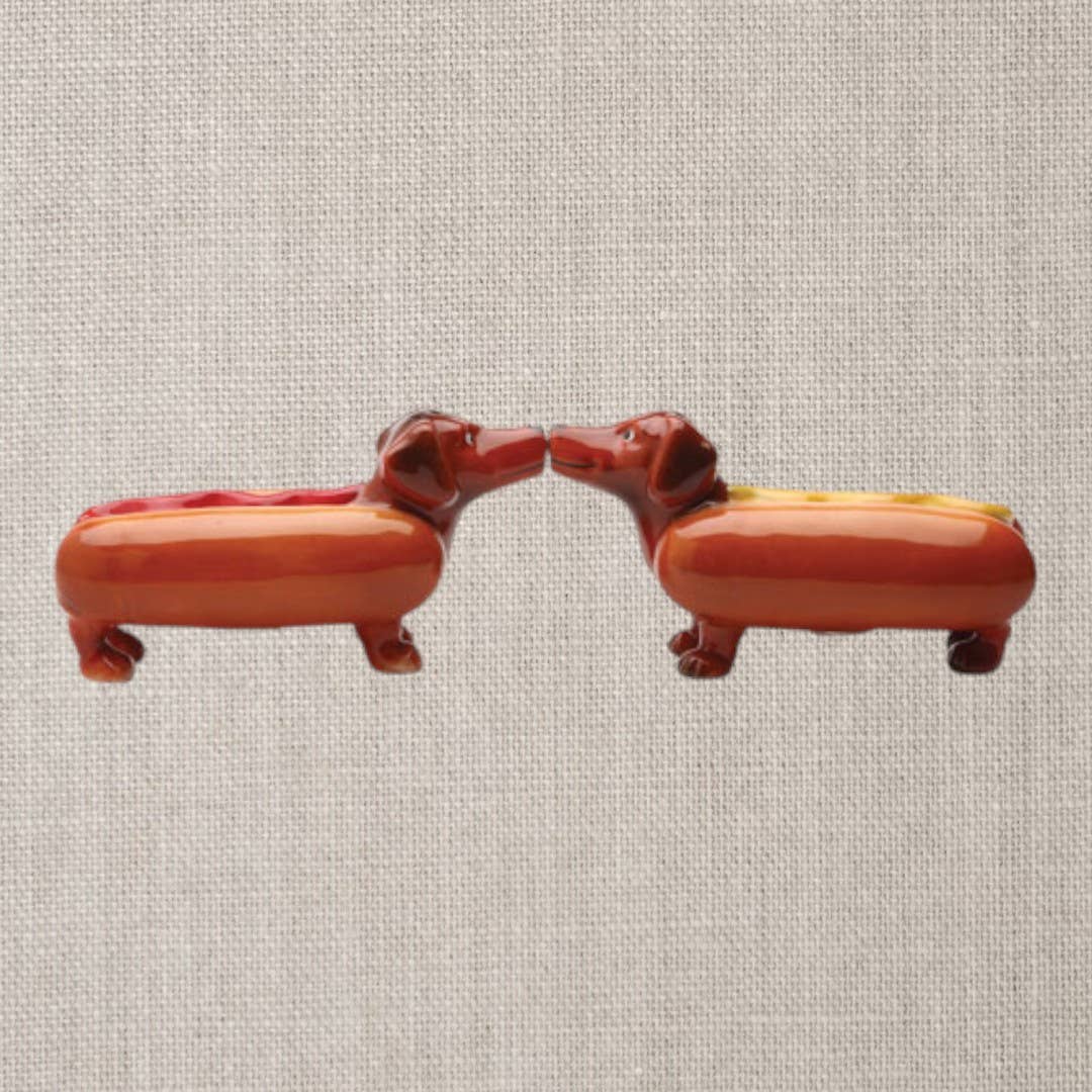 Happy Hot Dogs Zout- en Peperstrooier Set