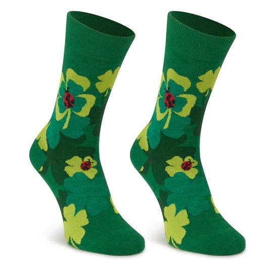 Clover and Ladybug Socks
