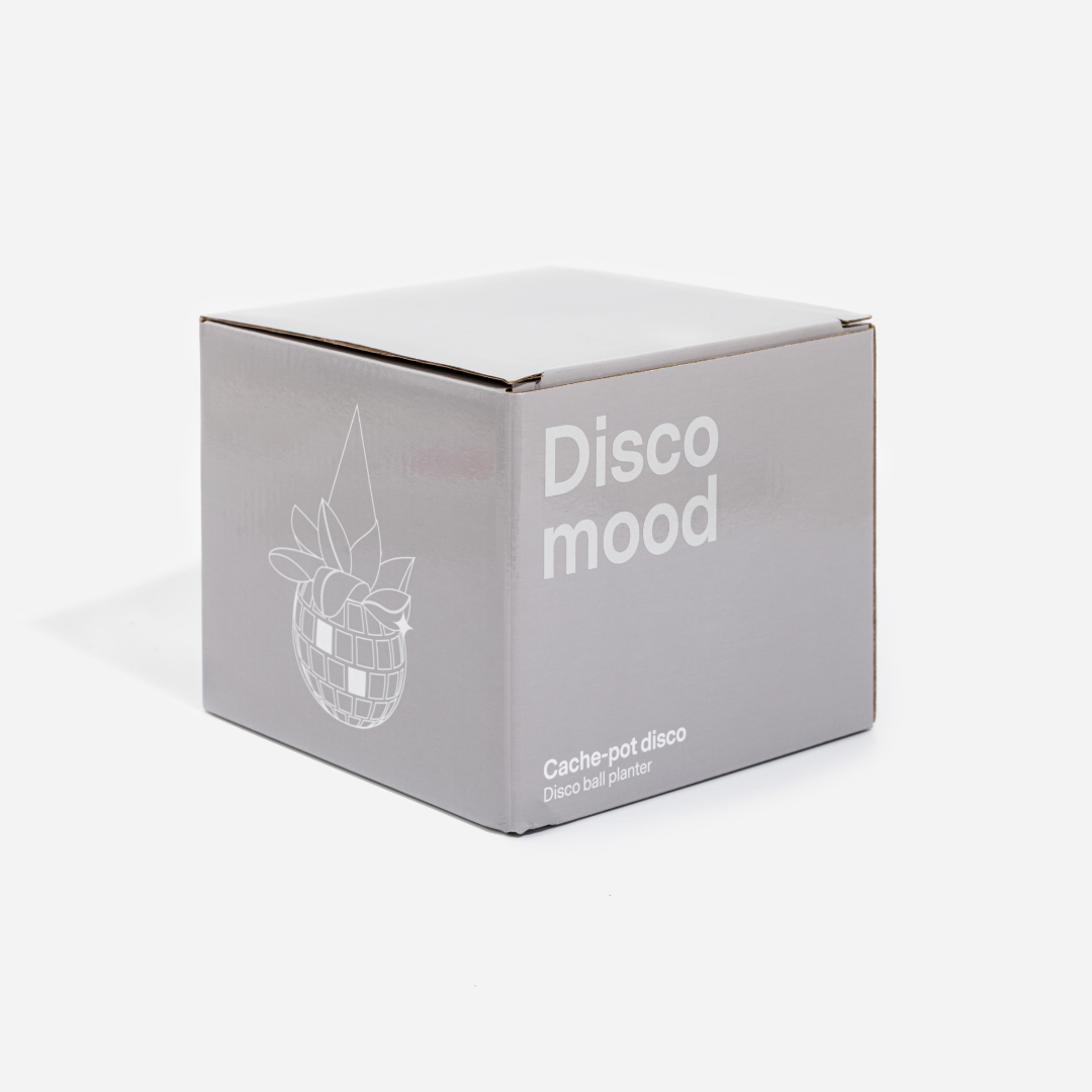 Disco ball plant pot, 15 cm
