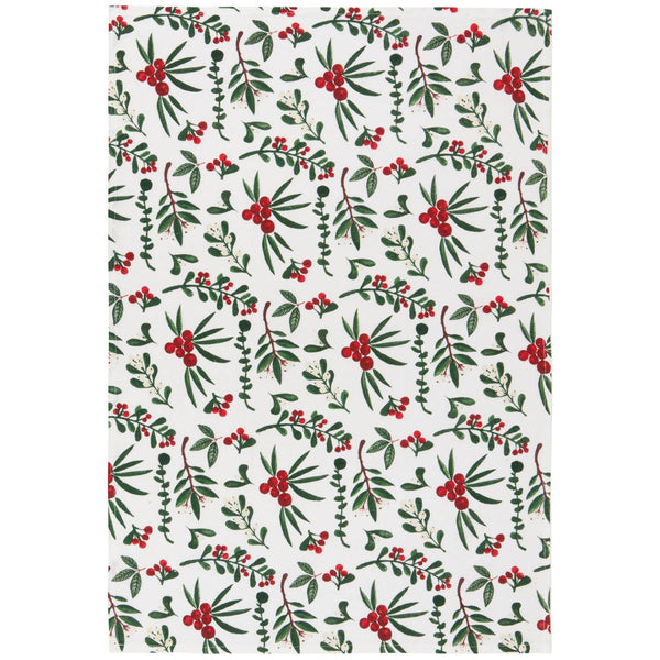 Set mit 3 Winterberry Bakers Mehlsack-Weihnachts-Geschirrtüchern