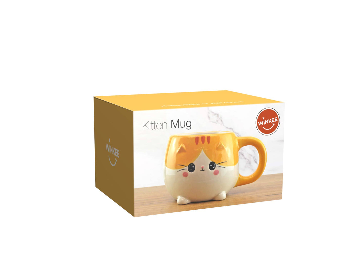 Mok met dierenprint - Kat