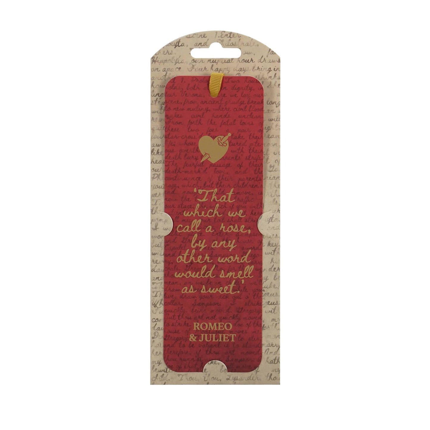 Shakespeare Romeo and Juliet Paper Bookmark