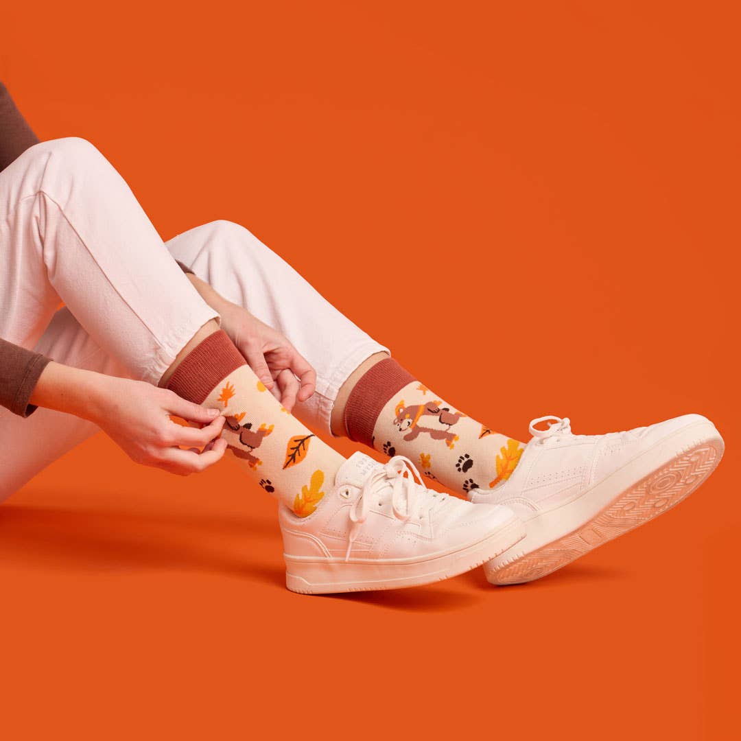 "OSITO" Bear Socks for Autumn