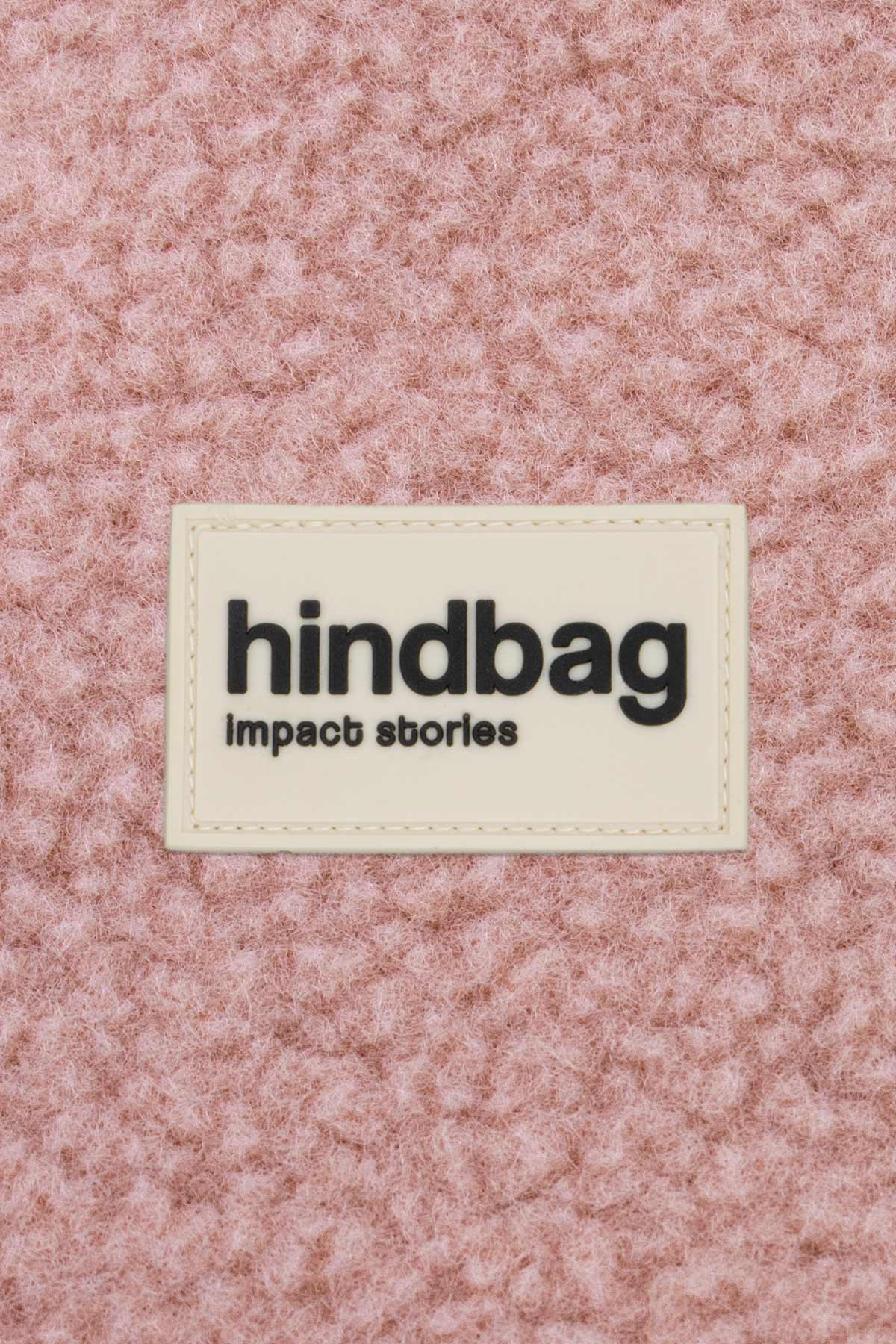Sac banane Andrea Teddy Rose poudré