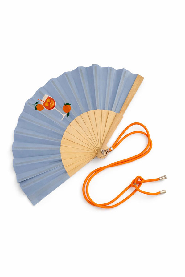 Fan with shoulder strap – Spritz glass