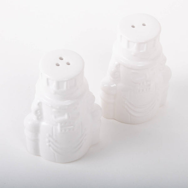 Salière et poivrière Casse-Noisette blanc – vue 2