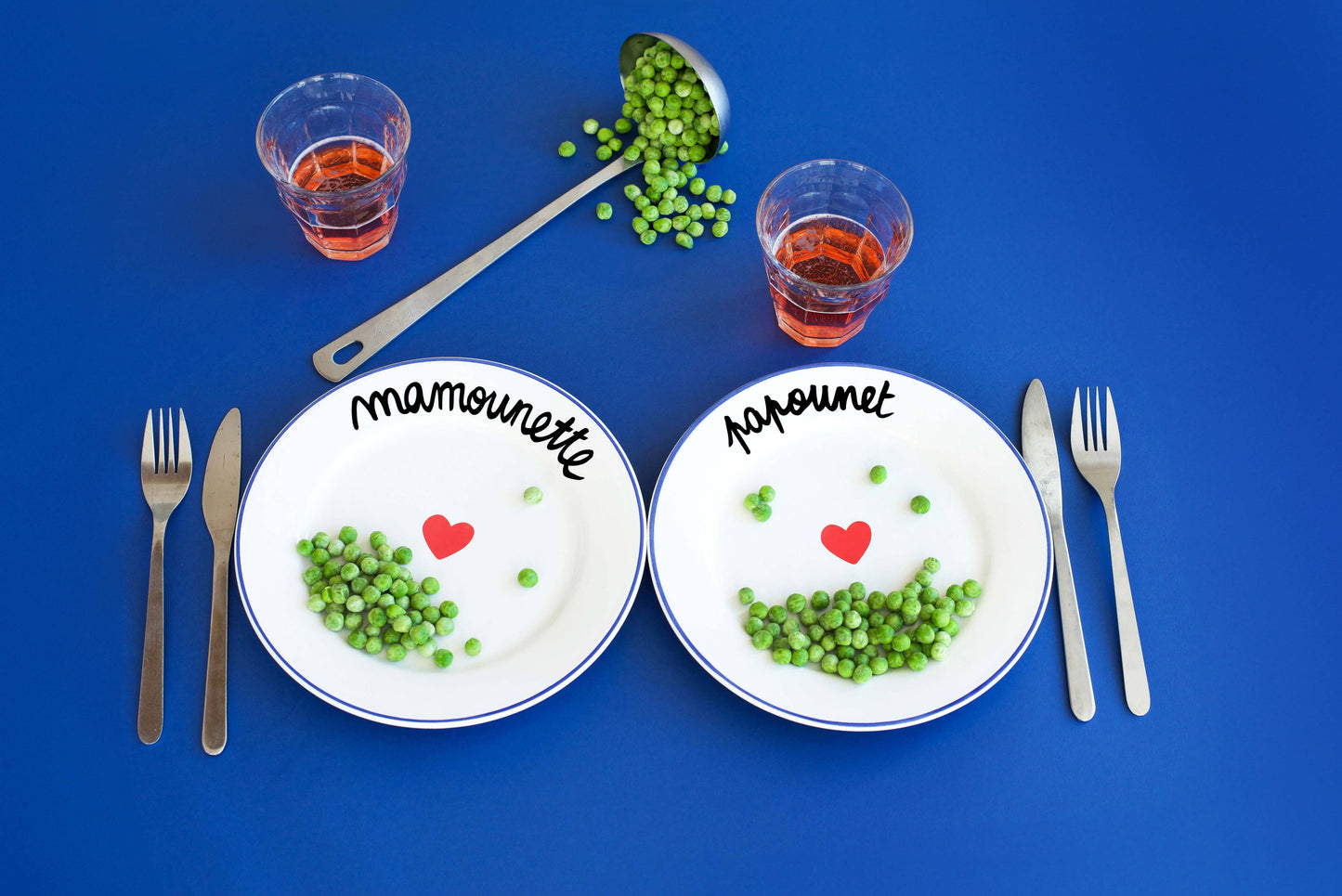 Assiette La Famille S’éclate - Papounet