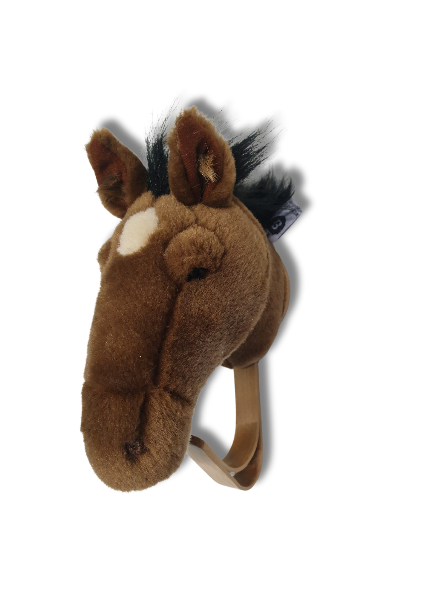 Brown Plush Horse Coat Rack