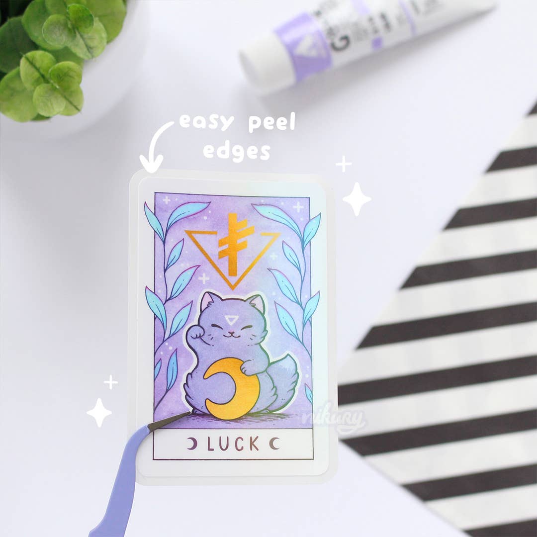 Lunar Lucky Cat Stickers