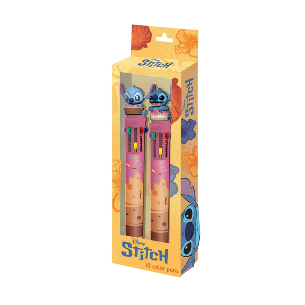 Disney Lilo & Stitch Mix-Pack of 2 Pens with 10 Colors