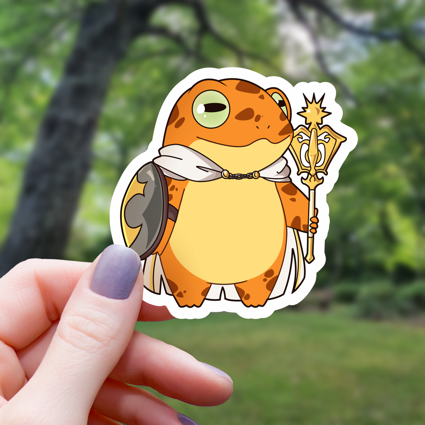 RPG Priest Frog Sticker